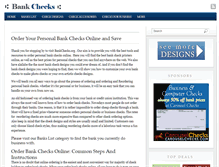 Tablet Screenshot of bankchecks.org